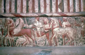 Etruscan relief from a temple in Rome, 16th century
