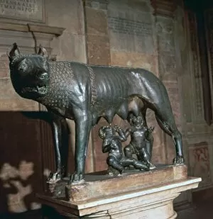 Antonio Del Pollaiuolo Gallery: An Etruscan statue, The Capitoline Wolf