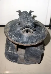 Etruscan Urn in the shape of a Hut, Impasto, 9th century BC-8th century BC Etruscan Urn in the shape of a Hut, Impasto, 9th century BC-8th century BC