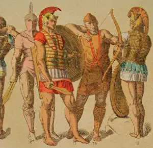 Tunic Prints: Etruscans, 1881. Creator: Unknown