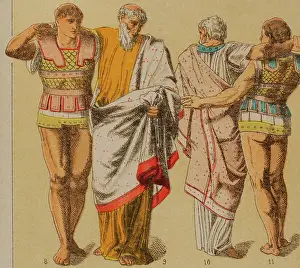 Four People Prints: Etruscans, 1881. Creator: Unknown