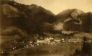 Monastery Prints: Ettal Abbey from the south, Bavaria, Germany, c1922. Creator: Heinrich Sting