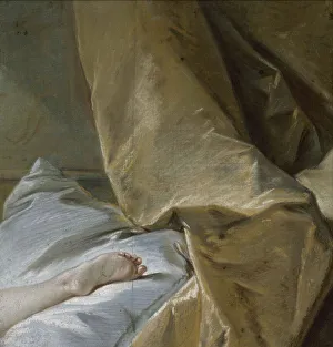 Boucher Prints: Etude de pied pour l Odalisque blonde, ca 1751. Creator: Boucher