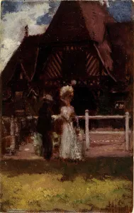 Gervex Henri Prints: Étude pour un tableau non identifié