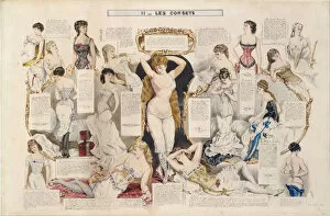 Brunette Gallery: Etudes sur les femmes, 1882-90. Creator: Henri de Montaut