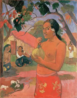 Locals Prints: Eu haere ia oe, 1893. Creator: Paul Gauguin
