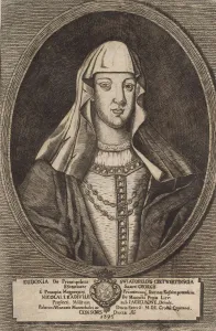 Radziwill Prints: Eudoxia Radziwill. From: Icones Familiae Ducalis Radivilianae, 1758