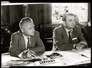 Boffins Gallery: Eugen Sänger, Austrian aerospace engineer, c1950s. Creator: Unknown