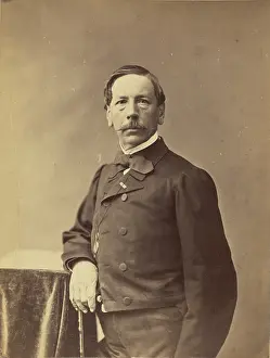 Eugene Prints: Eugene Le Poittevin, peintre, 1861-1869. Creator: Nadar