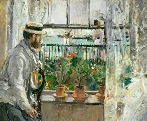Berthe 1841 1895 Gallery: Eugene Manet on the Isle of Wight, 1875. Artist: Morisot, Berthe (1841-1895)