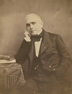 Felix Prints: Eugene Scribe, 1855-1859. Creator: Nadar