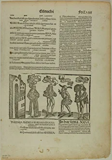 Letterpress Prints: The Eunuch from Terenti cum directorio