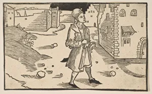 Eunuchus, from The Comedie of Terence, 19th century reprint. n. d. Creator: Albrecht Durer