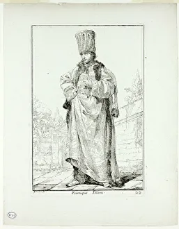 Vien Joseph Marie I Prints: Eunuque Blanc, plate 22 from Caravanne du Sultan à la Mecque