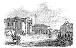 Custom House Prints: Eupatoria - (Custom-House) Quarters of Captain Payne's Detachment of Marines