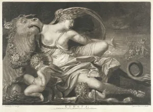 Raphael Smith Prints: Europa, 1776. Creator: John Raphael Smith