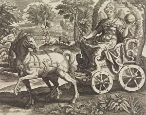 Sceptre Gallery: Europa from The Four Continents, 16th century. Creator: Julius Goltzius