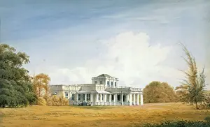 Madras India Prints: A European house in Madras, 1834. Creator: Justinian Gantz