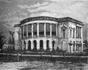Fa And Xe7 Prints: European Residence in Calcutta, c1891. Creator: James Grant