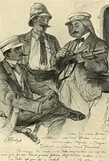 Topees Gallery: Europeans on board ship, 1898. Creator: Christian Wilhelm Allers