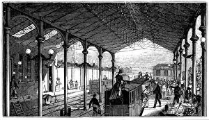 Train Station Gallery: Euston Station, London terminus of London and Birmingham Railway, 1840