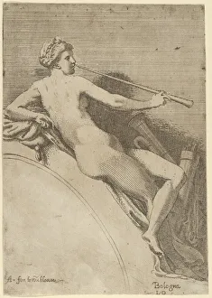 Copyspace Collection: Euterpe, ca. 1540-45. Creator: Leon Davent