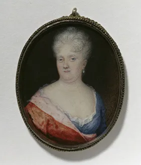 Double Chin Prints: Eva Johanna Baartz, c18th century. Creator: Gustaf Torshell