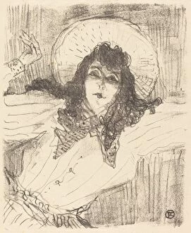 Celebrities Gallery: Eva Lavalliere, 1896. Creator: Henri de Toulouse-Lautrec