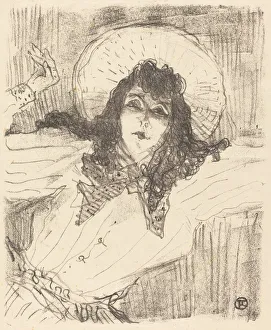 Lautrec Prints: Eva Lavalliere, 1896. Creator: Henri de Toulouse-Lautrec