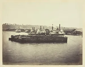 Tim Osullivan Prints: Evacuation of Aquia Creek, June 1863. Creator: Alexander Gardner