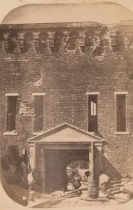Anthony Edward Gallery: The Evacuation of Fort Sumter, April 1861. Creator: Edward Anthony