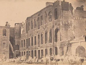 The Evacuation of Fort Sumter, April 1861, April 1861. Creator: J. M. Osborn