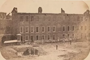 Edward Anthony Gallery: The Evacuation of Fort Sumter, April 1861, April 1861. Creator: Edward Anthony