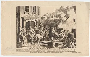 August Friedrich Andreas 1777 1846 Gallery: Evacuation of Moscow by the Russians. Artist: Campe, August Friedrich Andreas (1777-1846)
