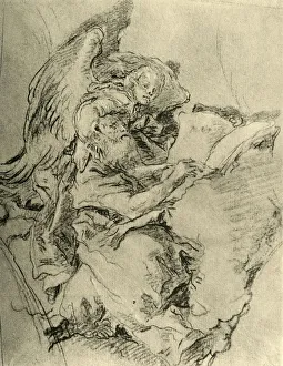 Von Hadeln Prints: The Evangelist Matthew, 1743, (1928)