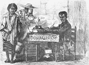 Desk Gallery: An Evangelista; A zigzag journey through Mexico, 1875. Creator: Thomas Mayne Reid