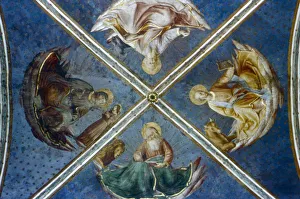 Oxen Prints: The Four Evangelists, mid 15th century. Artist: Fra Angelico