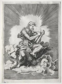 The Four Evangelists: St. John, c. 1518. Creator: Unknown