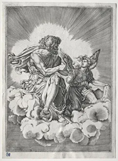 The Four Evangelists: St. Matthew, c. 1518. Creator: Unknown