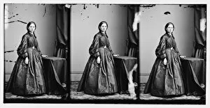 Welsh Collection: Evans, Miss, (Welsh lecturer), ca. 1860-1865. Creator: Unknown