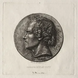 Charles Meryon French Prints: Evariste Boulay-Paty; a Poet, 1861. Creator: Charles Meryon (French, 1821-1868)