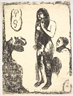Adaptation Gallery: Eve, 1898-99. Creator: Paul Gauguin