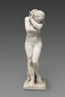 Adam And Eve Collection: Eve after the Fall, Modeled 1883, carved about 1886. Creator: Auguste Rodin