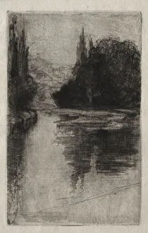 1818 1910 Prints: Evening, 1864. Creator: Francis Seymour Haden (British, 1818-1910)
