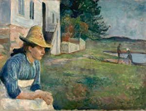 Thyssen Bornemisza Collections Prints: Evening, 1888