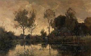 Quiet Prints: Evening, 1898. Creator: Theophile de Bock
