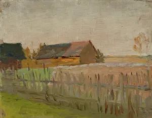 Barn Prints: Evening, 1909. Creator: Jan Ciaglinski