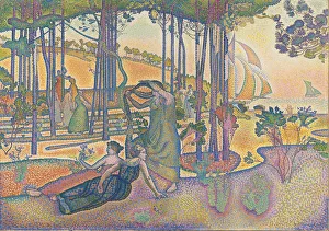 The Evening Air, ca 1893. Artist: Cross, Henri Edmond (1856-1910) The Evening Air, ca 1893. Artist: Cross, Henri Edmond (1856-1910)