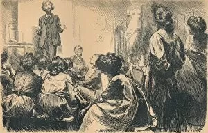 Beginning Collection: Our Evening Art Classes Have Commenced, 1905. Artist: Frederick Henry Townsend