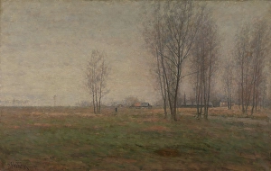 Evening atmosphere by the Seine, between 1876 and 1889. Creator: Per Ekstrom